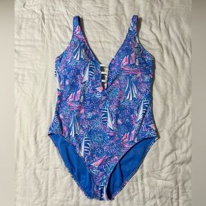Lilly Pulitzer One Piece Bathing suit. Size 16. Perfect condition. Wore once.